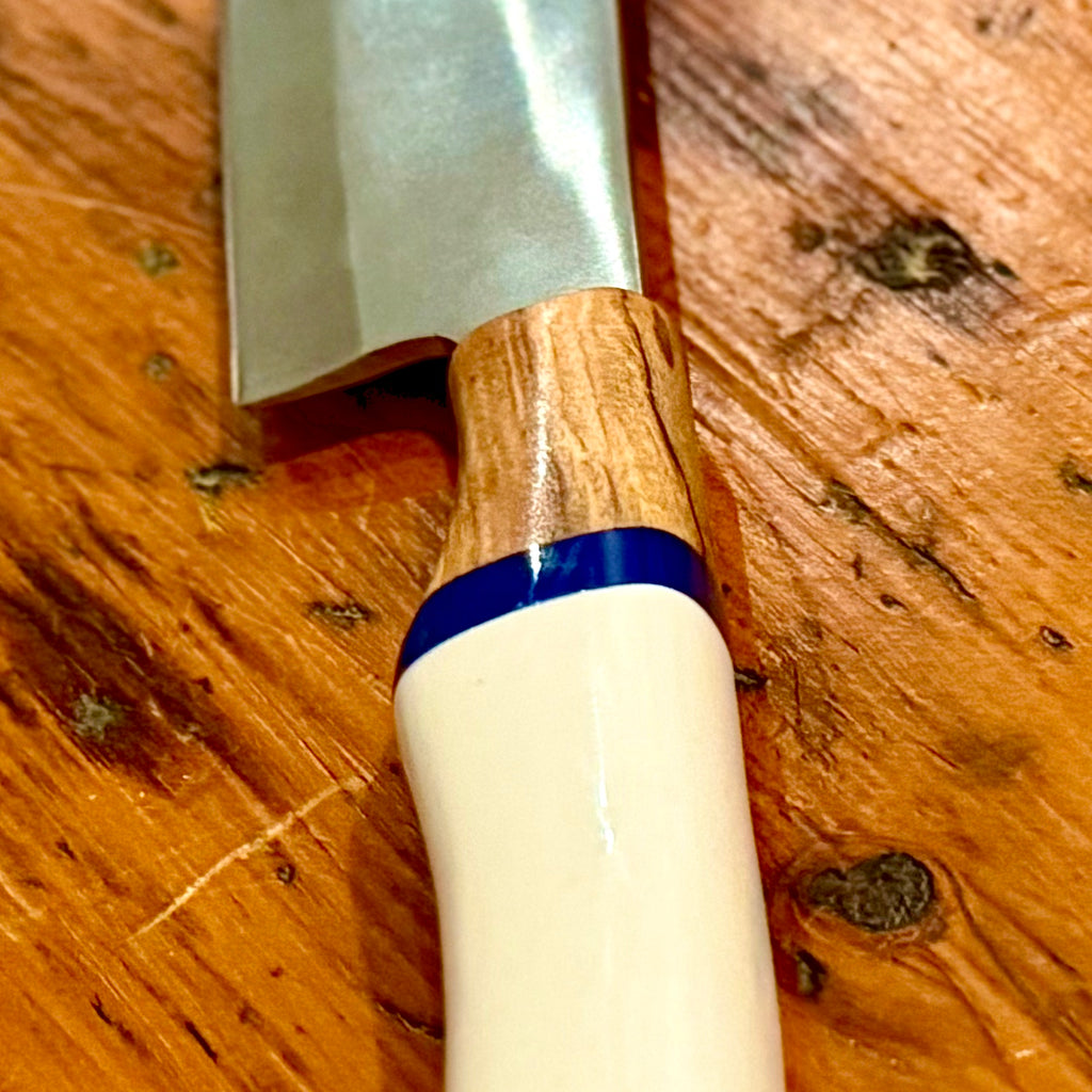 2 Piece White D2 Chef Set with Sheaths