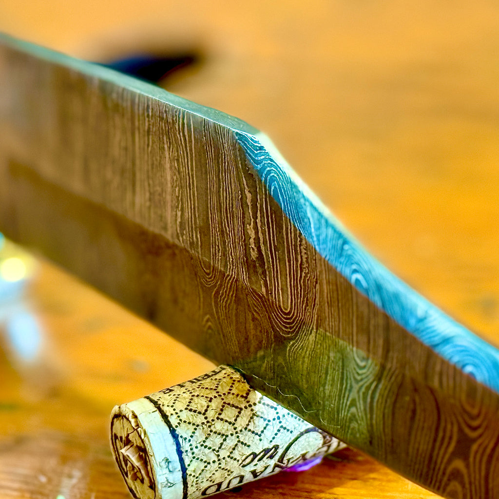 Damascus Bowie Knife